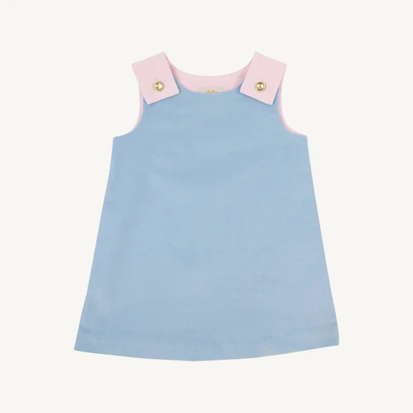 The Beaufort Bonnet Company Juliet Jumper - Corduroy Barrington Blue/Palm Beach Pink