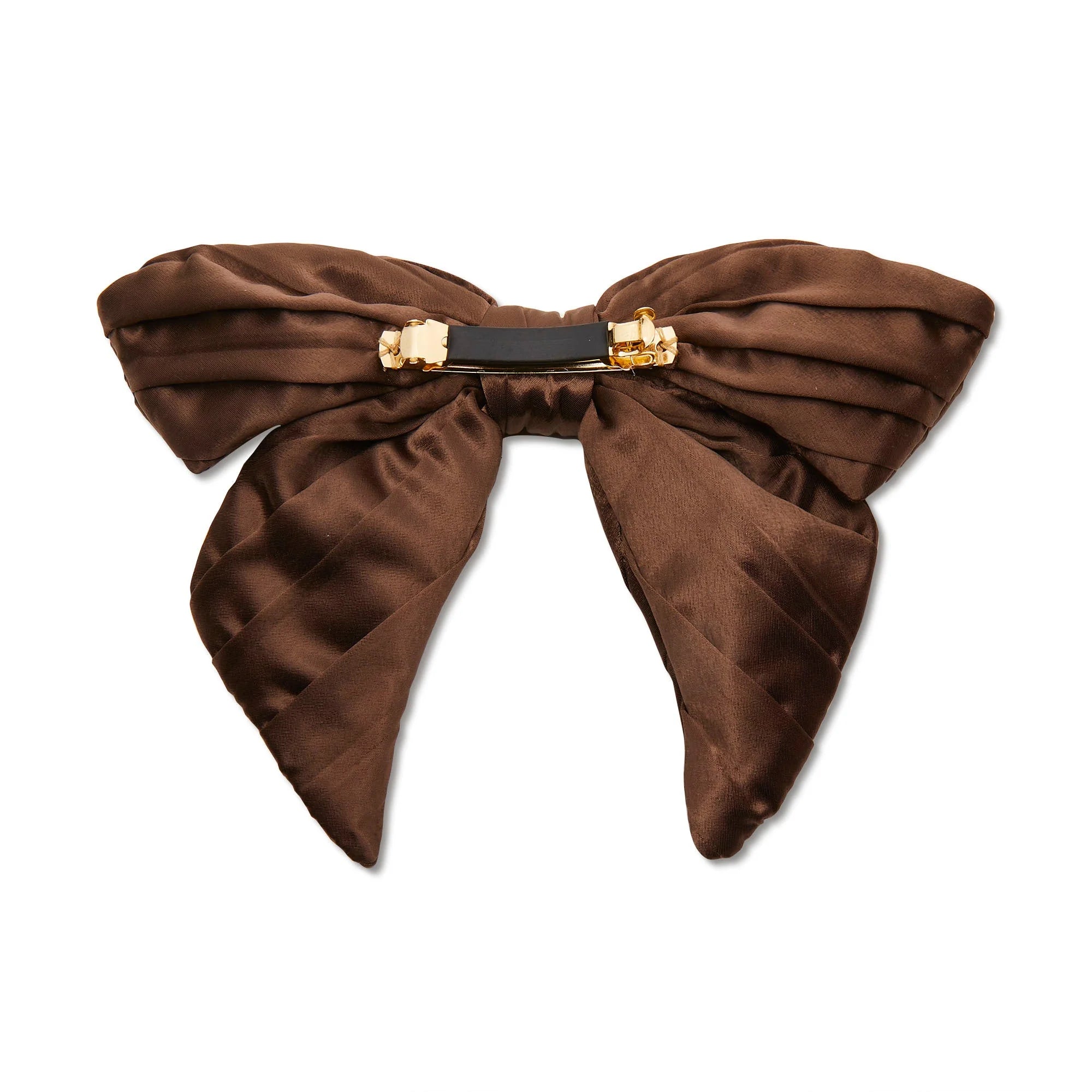 Lele Sadoughi Rootbeer Crystal Honeybee Bow Barrette