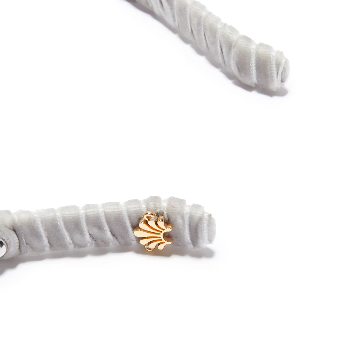 Lele Sadoughi Metallic Silver Headband Lele Sadoughi Graduated Bead Headband -Silver – Batik Chicago main image 3