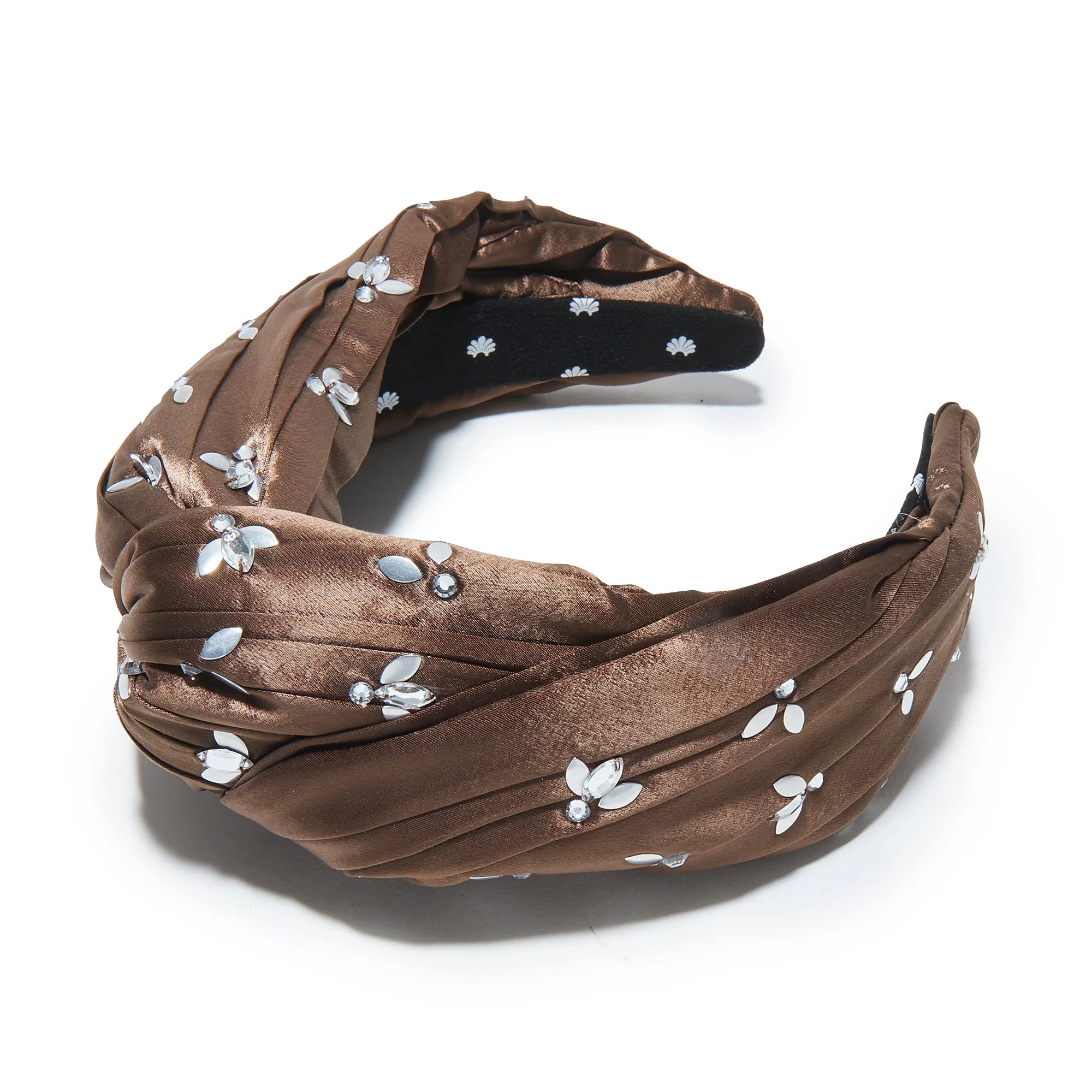Lele Sadoughi Rootbeer Crystal Honeybee Greta Headband