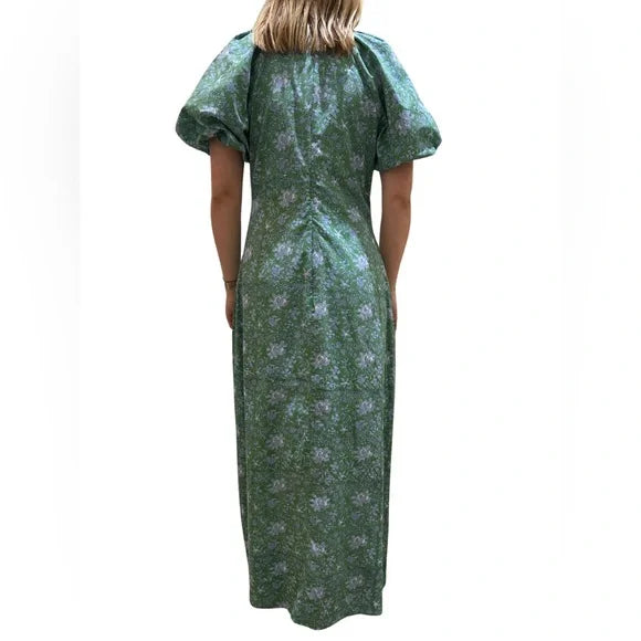knee length dresses for ladies Allie Abstract Open Back Maxi Dress Small main image 0