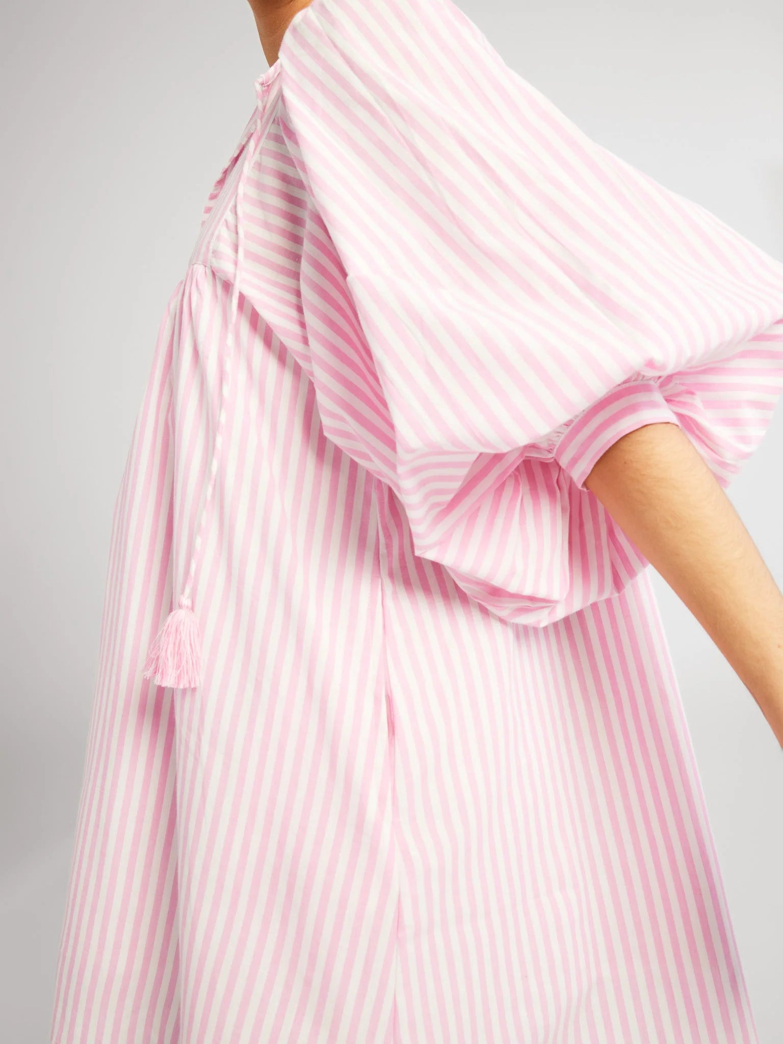 Mille Daisy Dress - Bubblegum Stripe