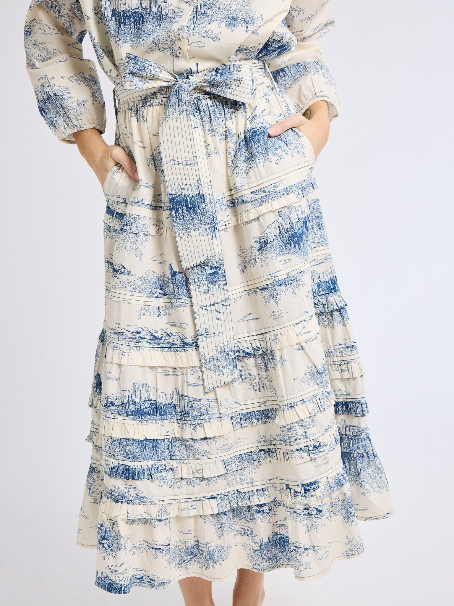 Mille Kasia Skirt - Western Toile