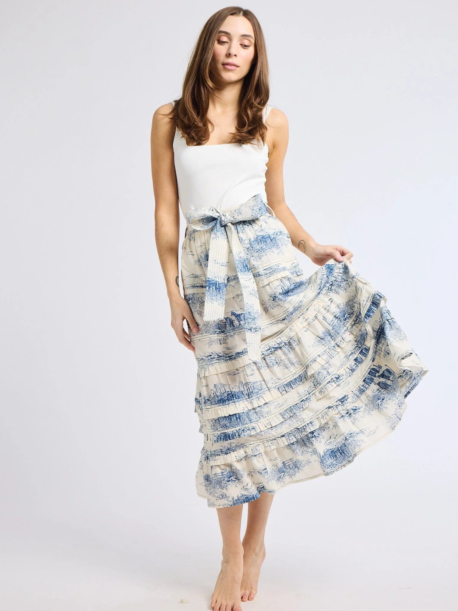 Mille Kasia Skirt - Western Toile