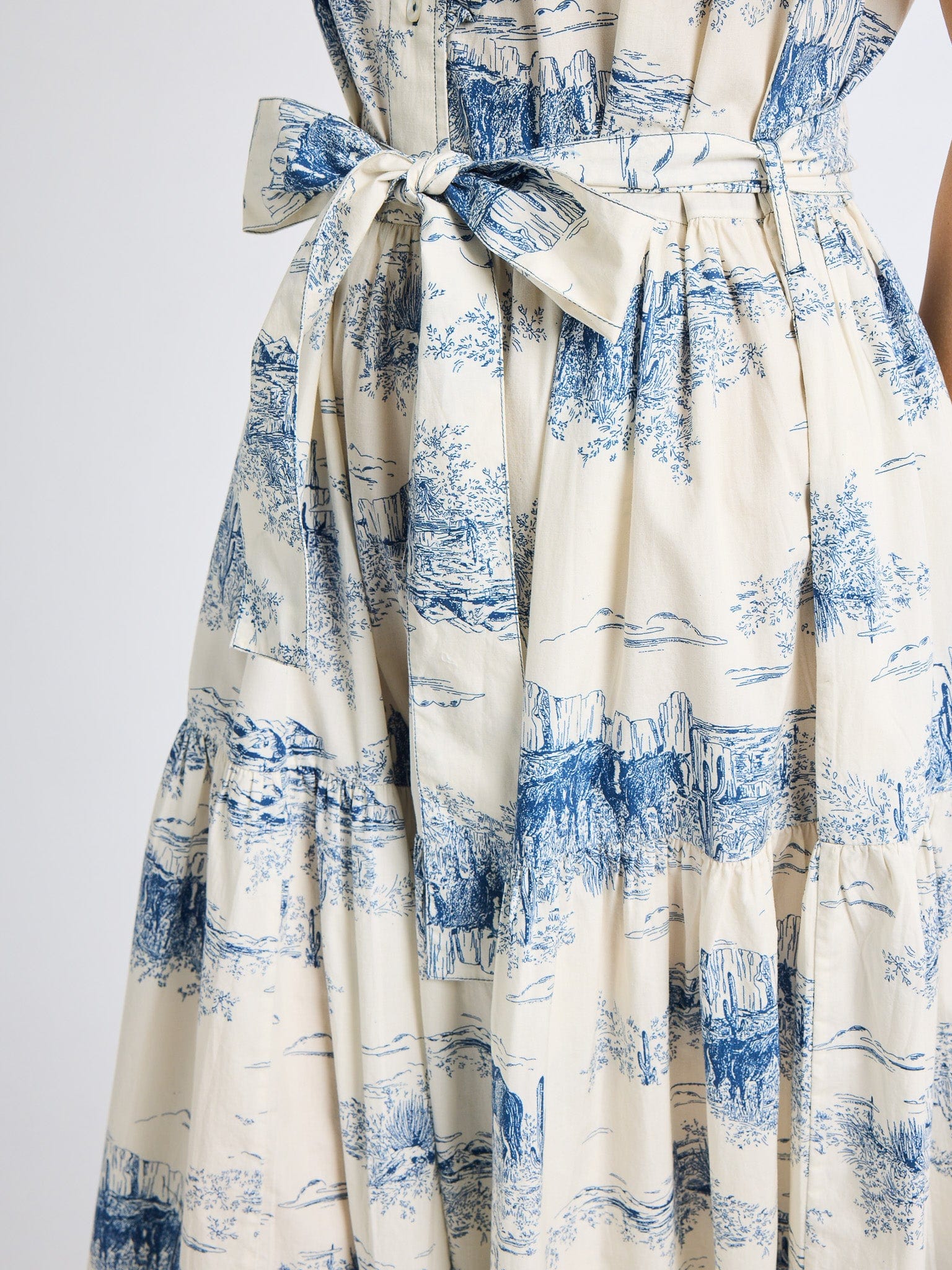 Mille Victoria Dress - Western Toile
