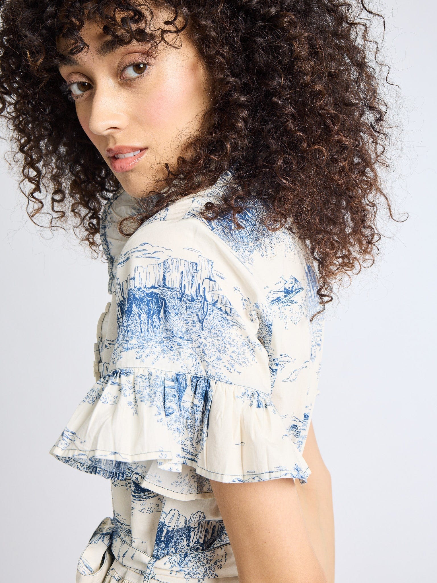 Mille Victoria Dress - Western Toile