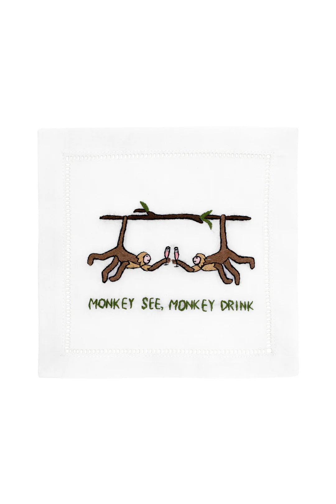 August Morgan Monkey See, Monkey Drink Cocktail Napkin