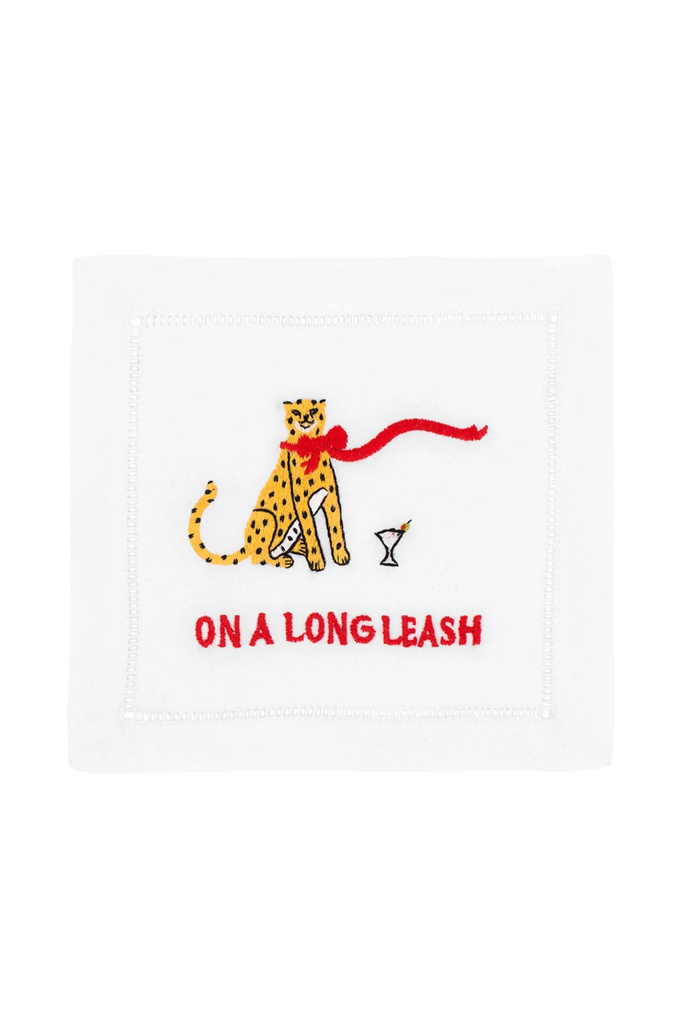 August Morgan On A Long Leash Cocktail Napkin