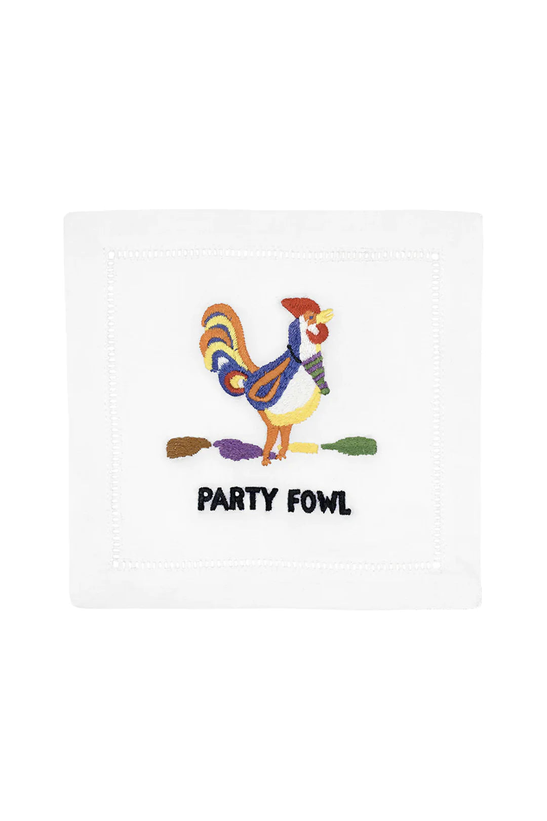 August Morgan Party Fowl Cocktail Napkin