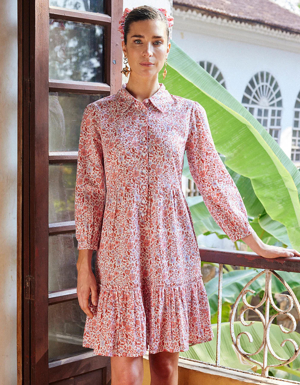 gina mini dress Pink City Prints Gina Mini
