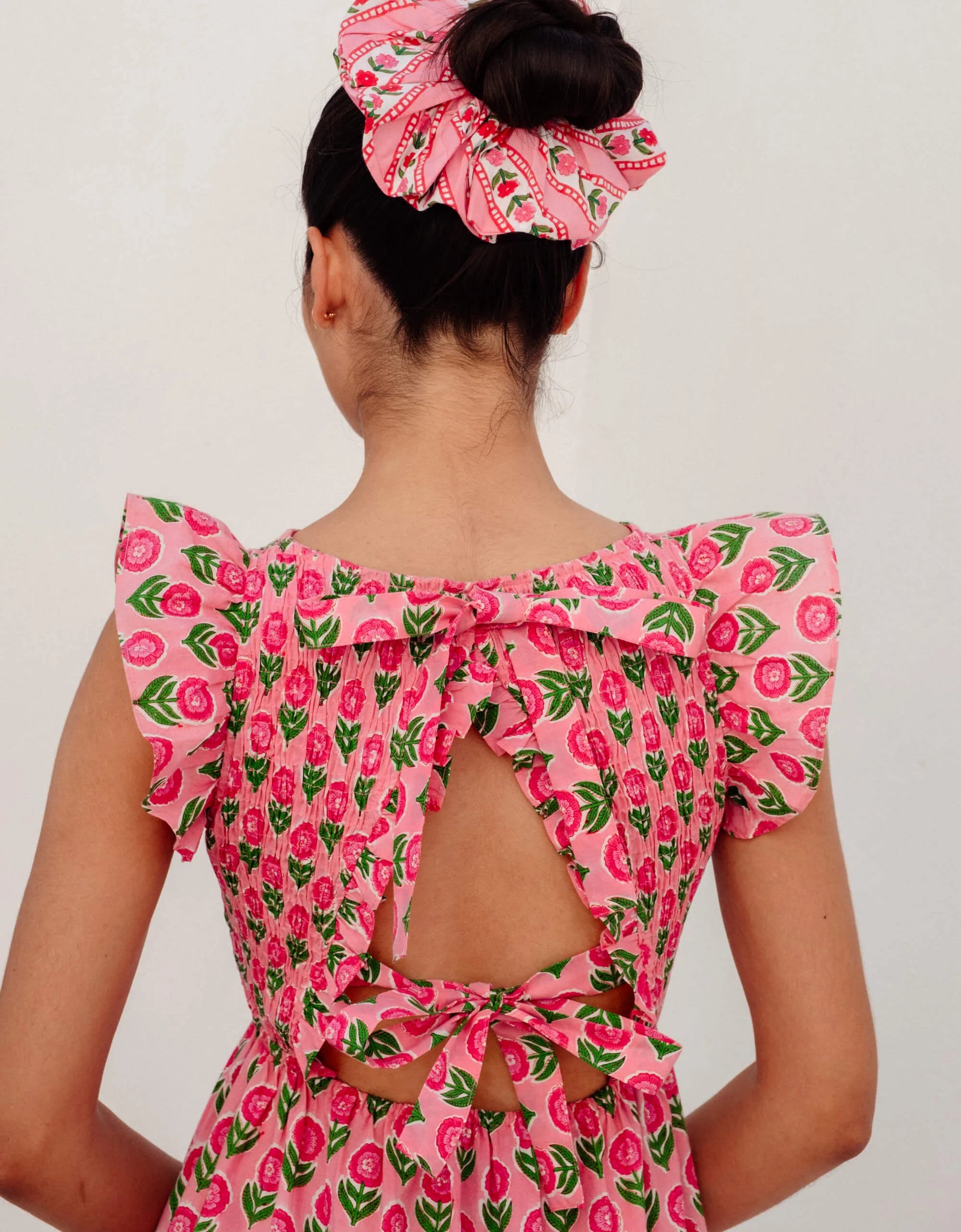 pink city prints strawberry dress Rent Pink City Prints Maree Strawberry print dress - Pink City Prints