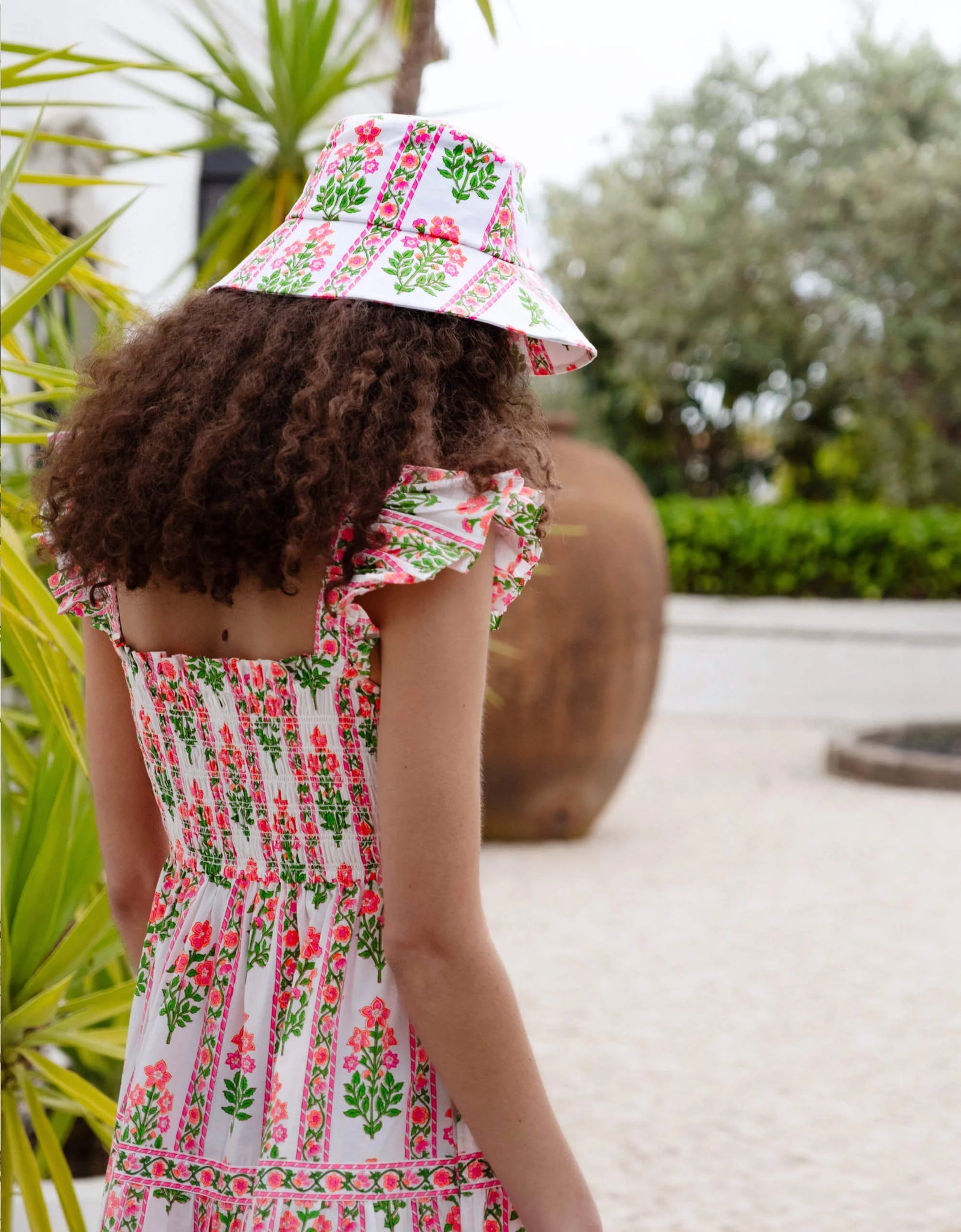 pink city prints green dress Jessica brand-TANYA TAYLOR My Actual Bust is:40