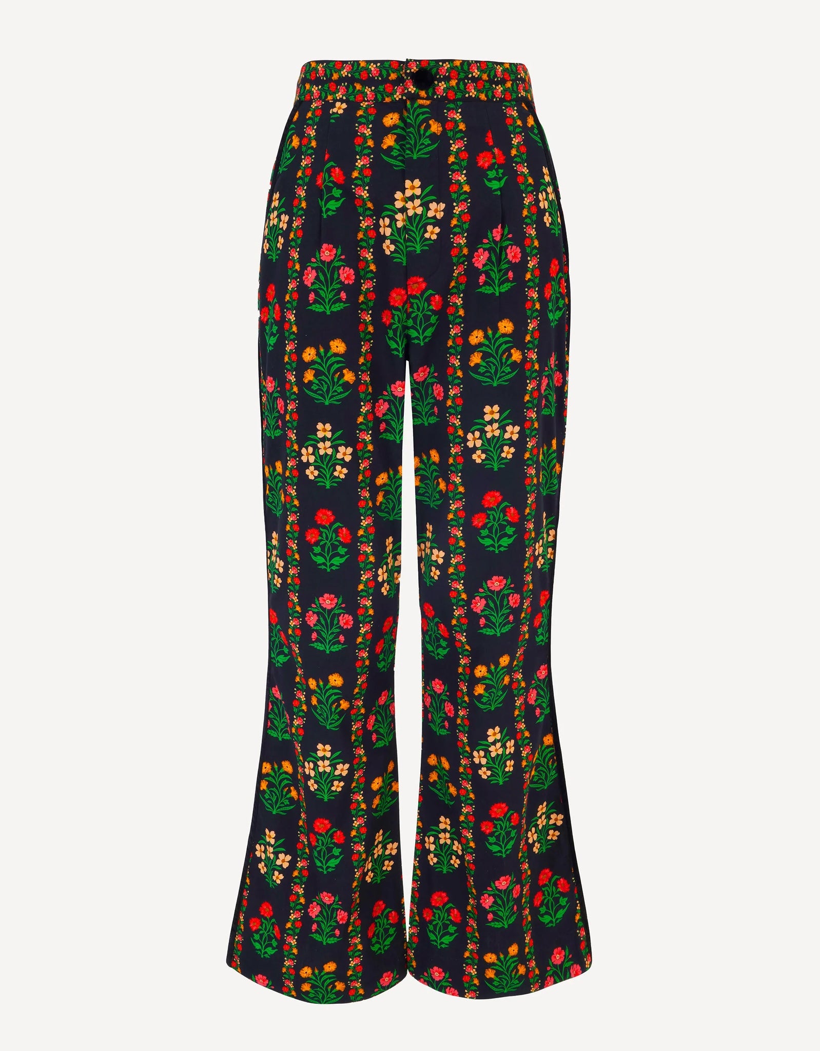 Pink City Prints Romy Trousers - Rose Border