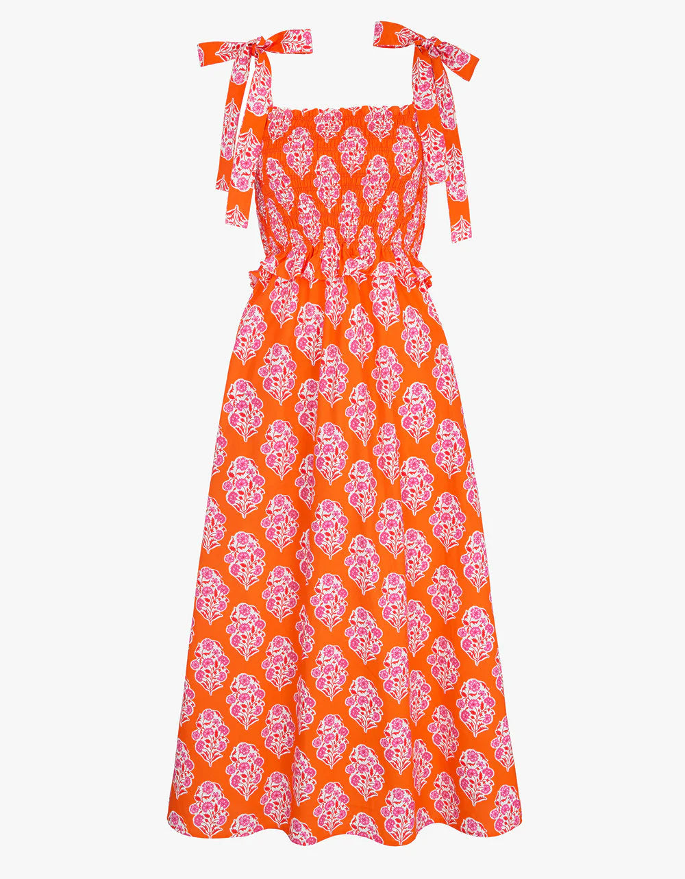 Pink & Tangerine Stripe Dress