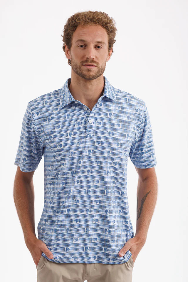 Smith & Quinn Mens Smitty Light Polo - Tin Can