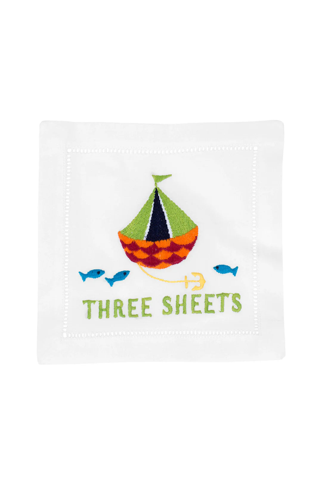 August Morgan Three Sheets Cocktail Napkin