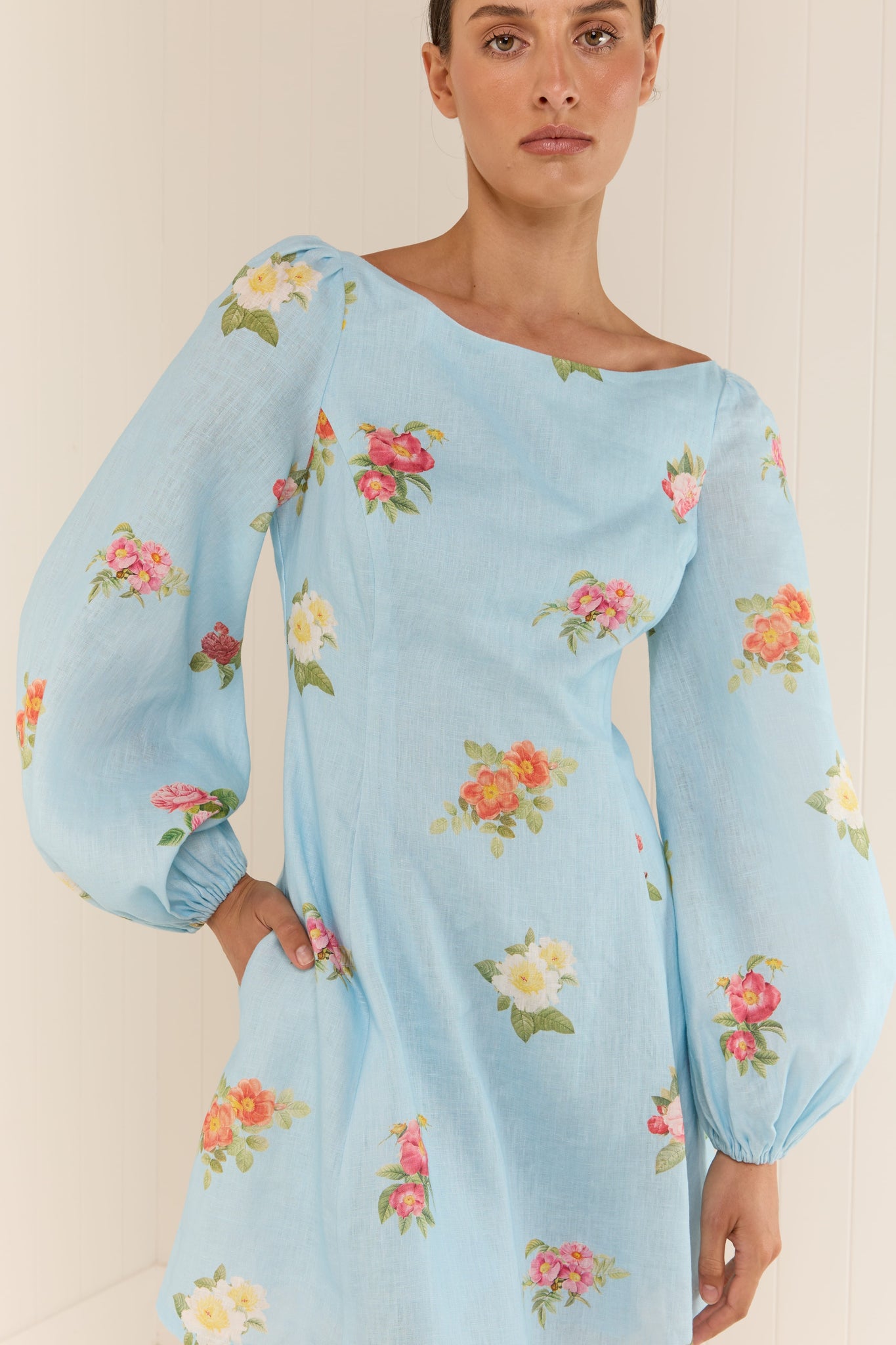 Palm Noosa Kendall Dress - Sky Garden