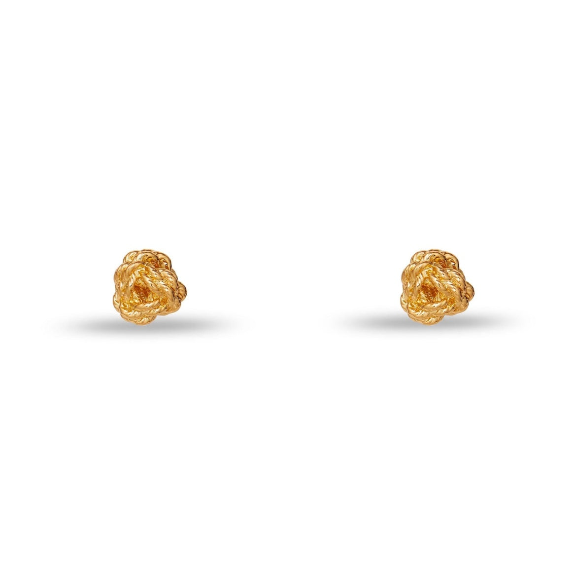 Lele Sadoughi Gold Chateau Rope Stud Earrings