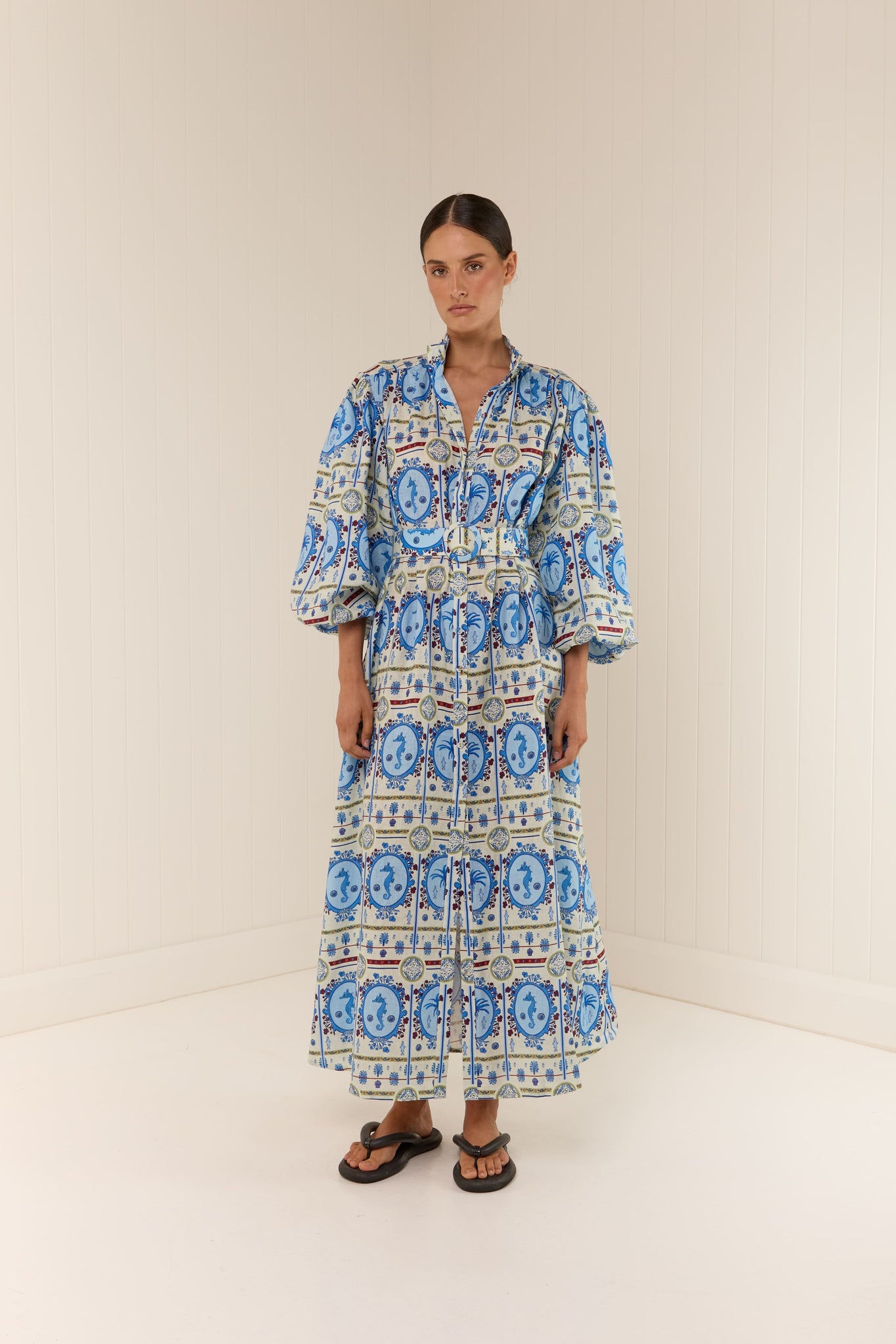 Palm Noosa Noddy Dress - Lagoona Tile
