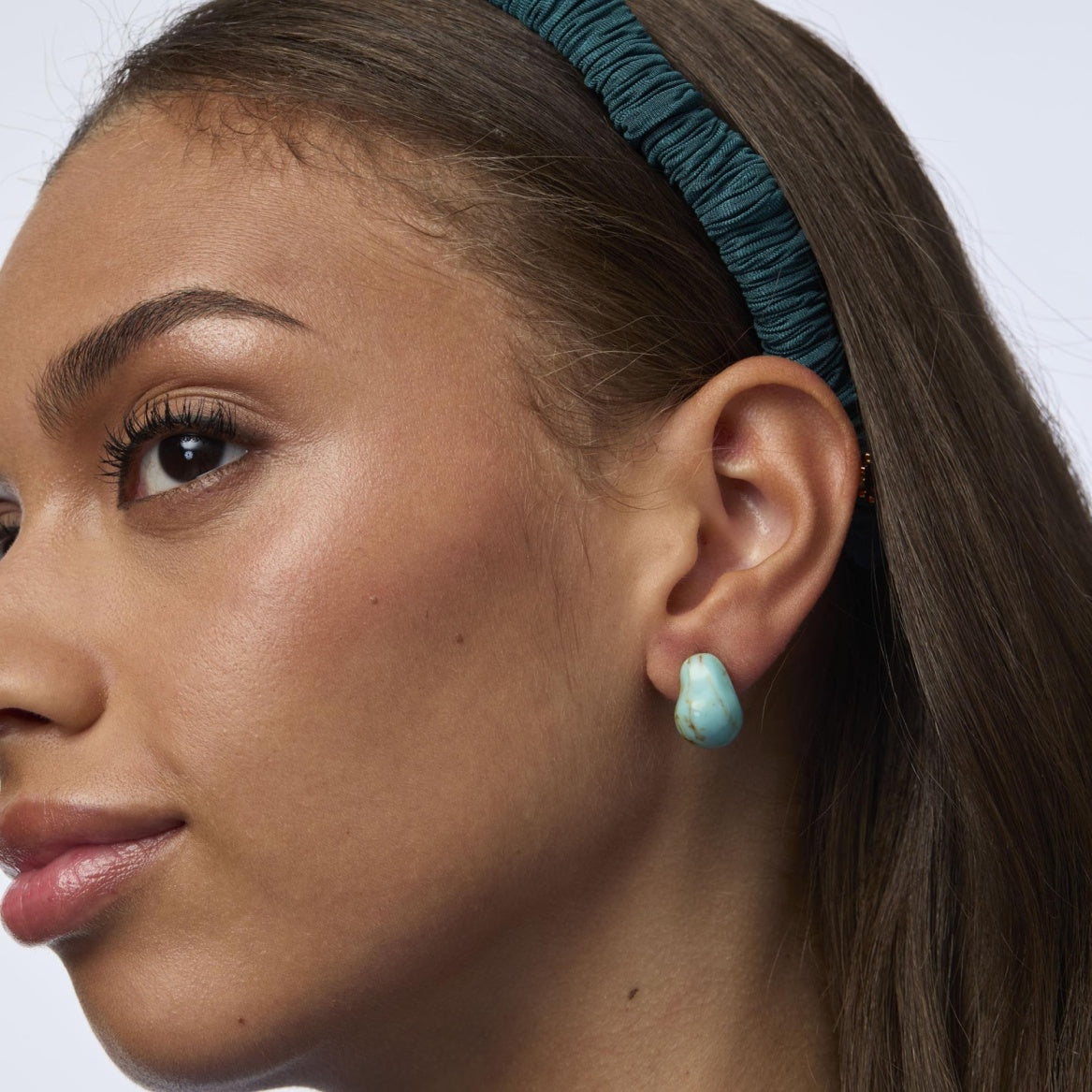 Lele Sadoughi Turquoise Collector Baroque Stud