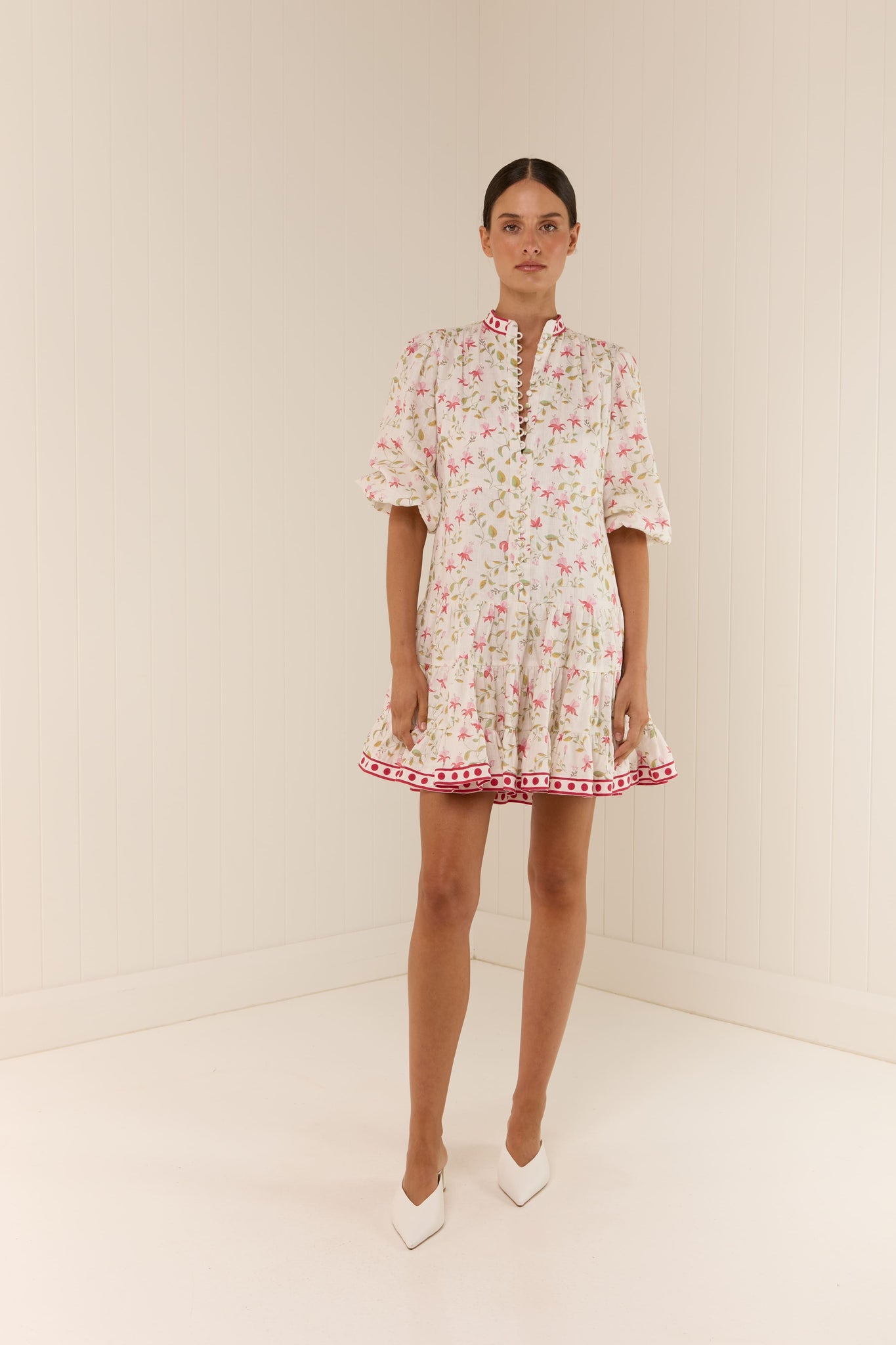 Palm Noosa Ruba Mini Dress - Pink Petals