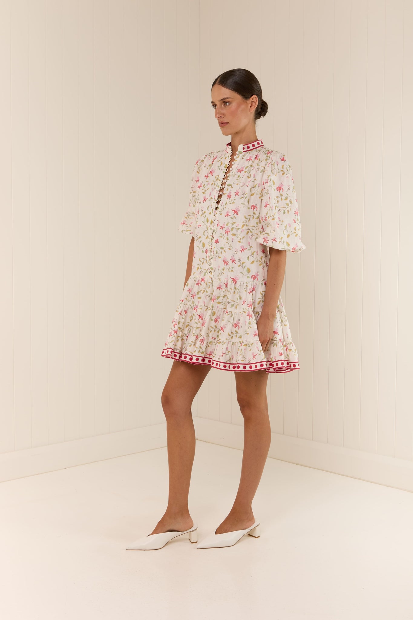 Palm Noosa Ruba Mini Dress - Pink Petals