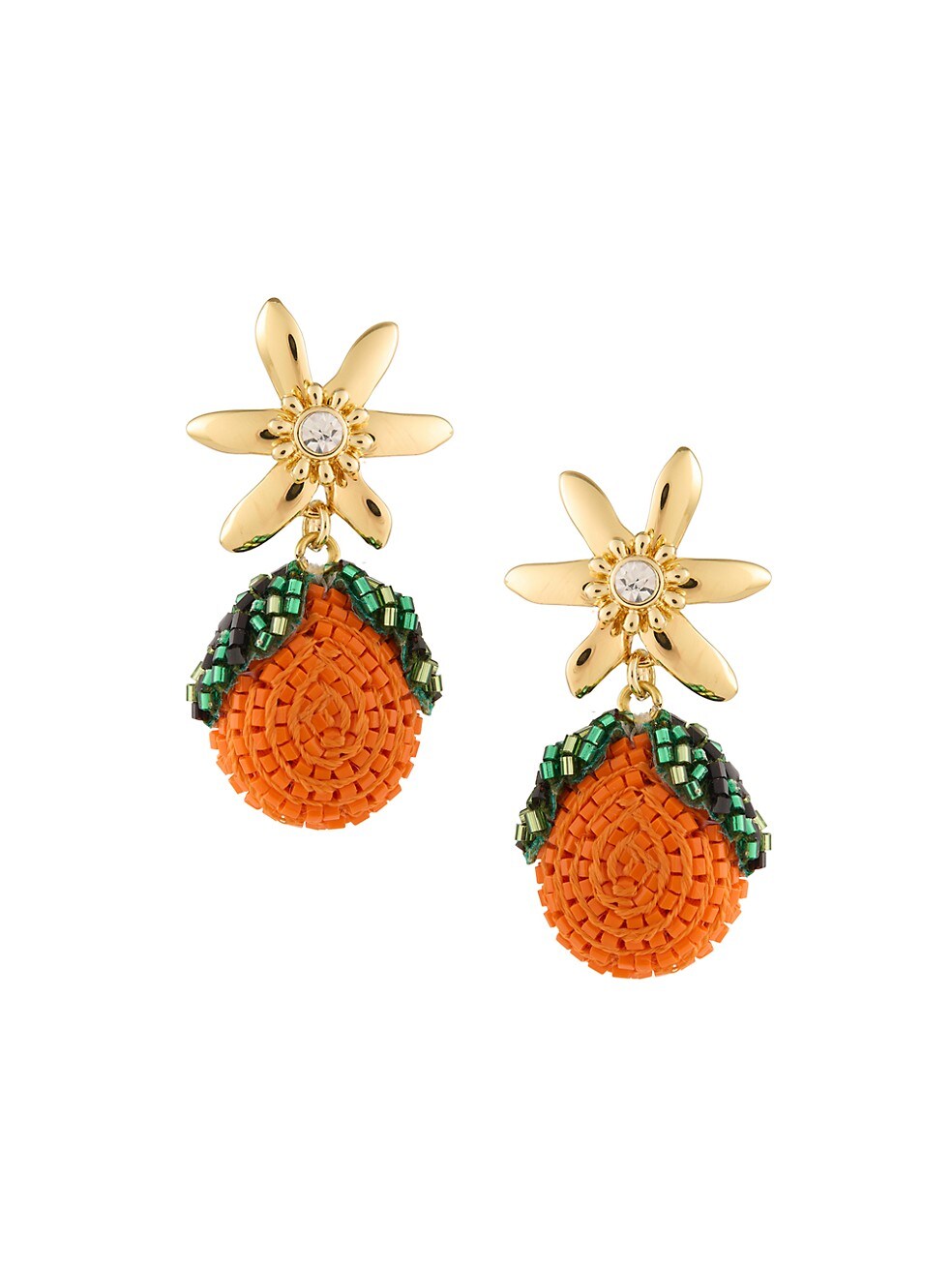 Mignonne Gavigan Positano Orange Earrings