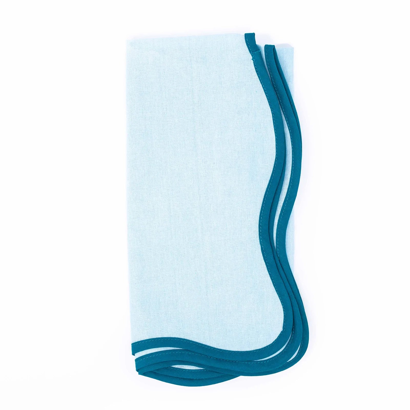 Hunter Blake Scalloped Napkin Teal (Set of 4)