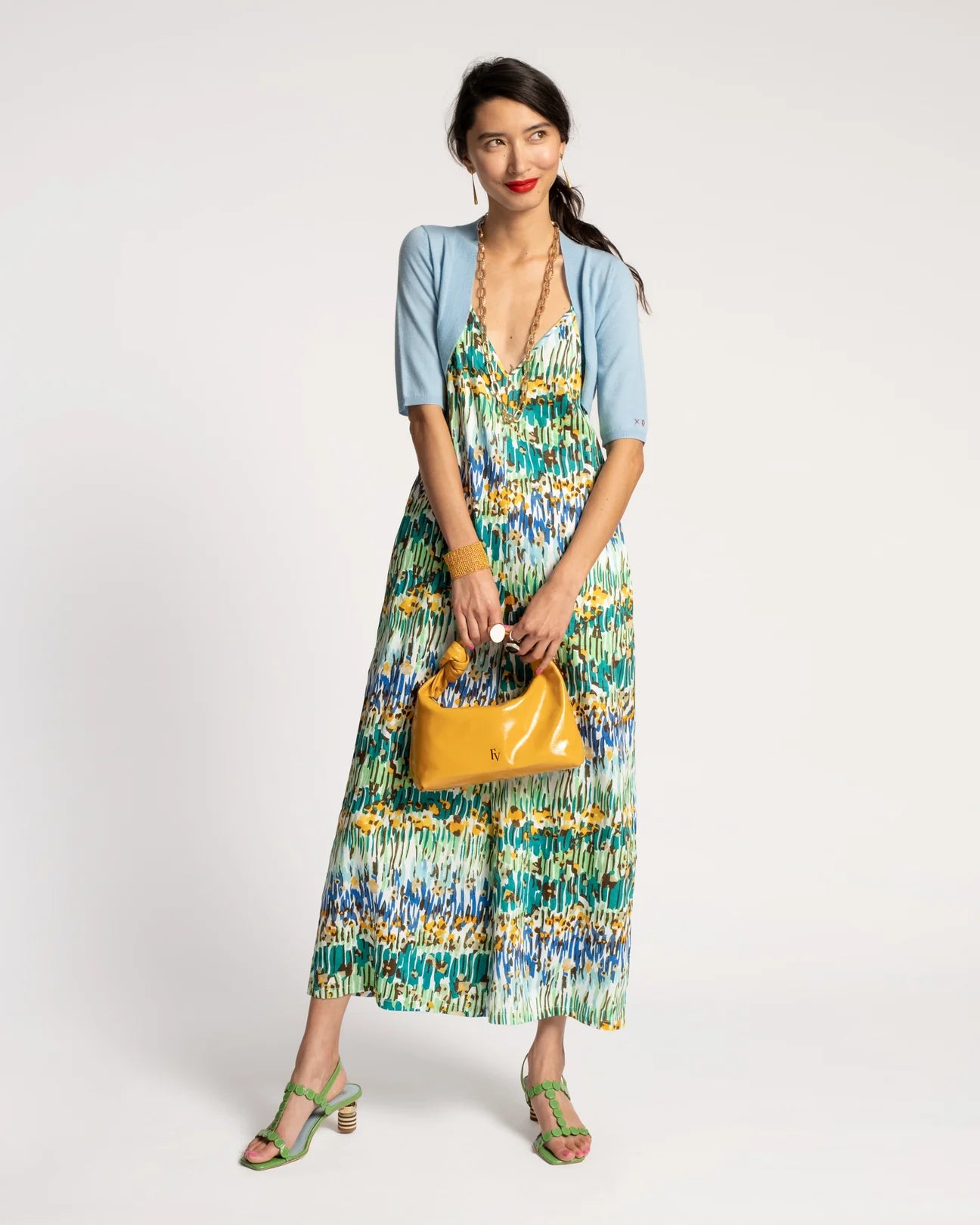Frances Valentine Cheree Tank Jumpsuit Meadow - Green