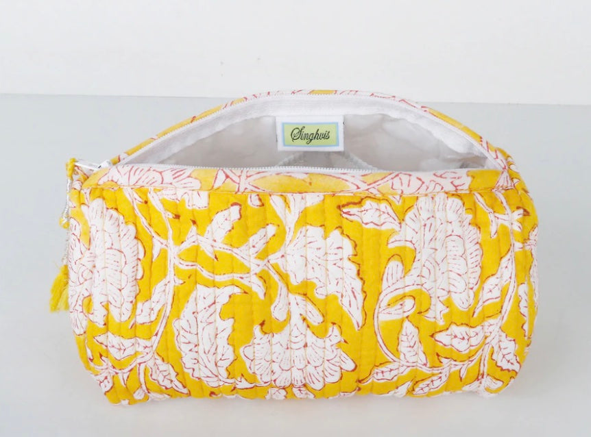 Singhvis Marigold Cosmetic Bag